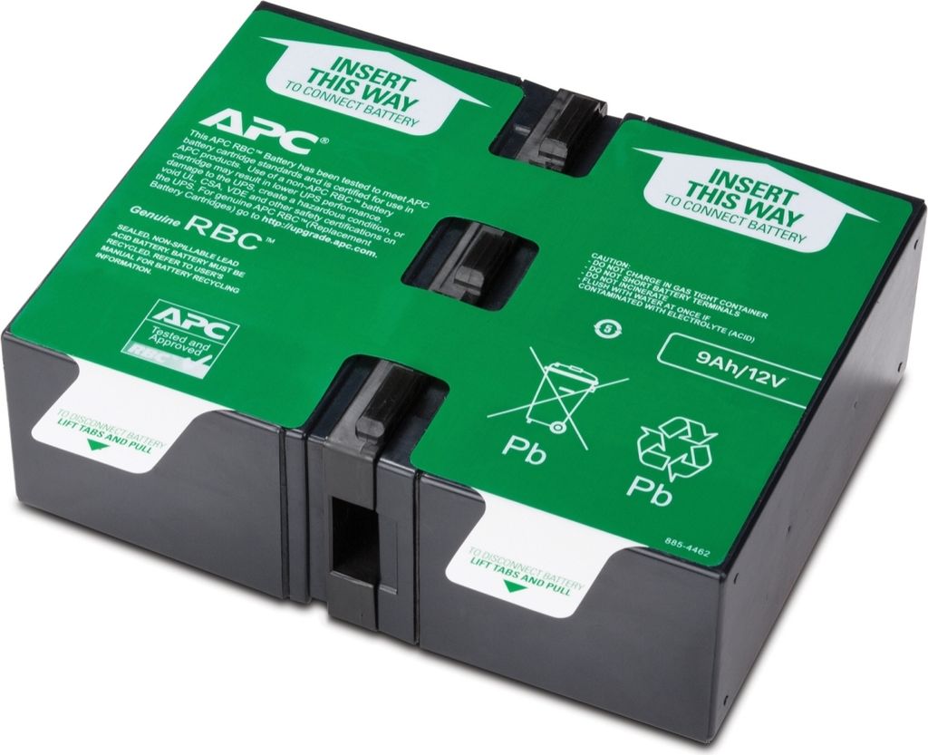APC APCRBC124 - Ersatzbatterie für Unterbrechungsfreie Notstromversorgung (USV) von APC - passend für Modelle BR1200GI / BR1500GI und andere