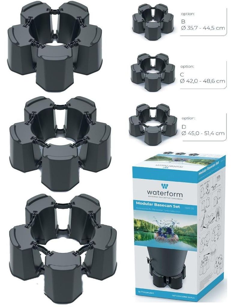 Základňa nádoby na dažďovú vodu Prosperplast ibas5s Obrázok produktu 