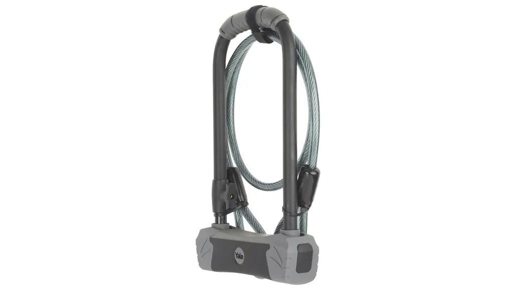 Antivol Yale Arceau Haute Résistance et Câble 1.2m - Acier renforcé