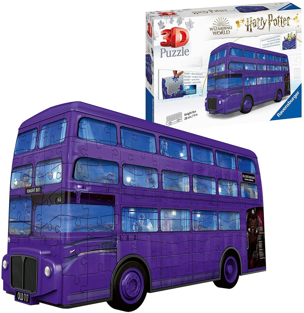 RAVENSBURGER 3D Puzzle "Harry Potter Knight Bus" Produktbild 6