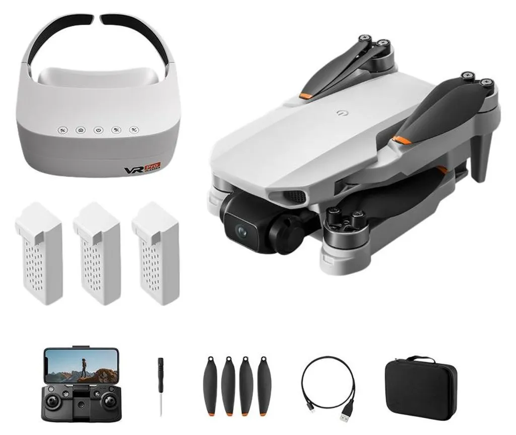 Drone moteur sans balais caméra HD et lunettes VR pour vol immersif