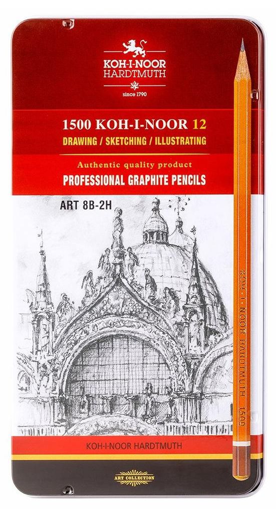 Koh-i-noor-Pence Koh-i-noor 1502 Art Set 8B-2H | 1 pièce Image du produit 