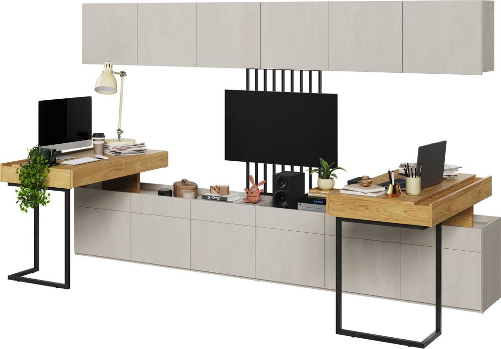 Furniture24 Wohnwand TEEN FLEX SET-06B