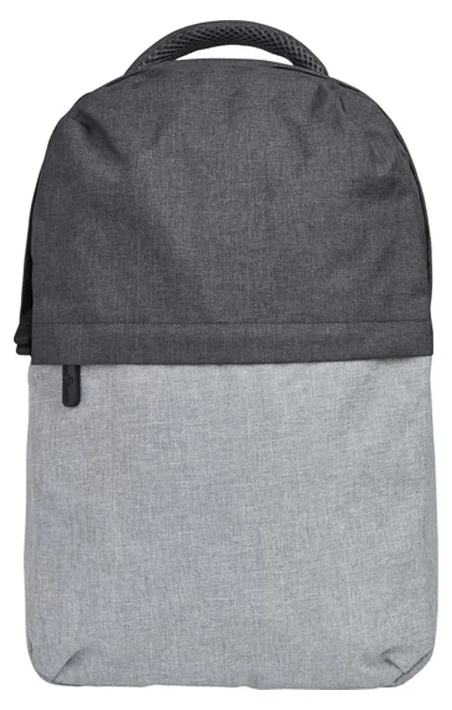 Sac à dos urbain gris chiné Stockholm - Bagagerie Bags2Go 43 cm chic