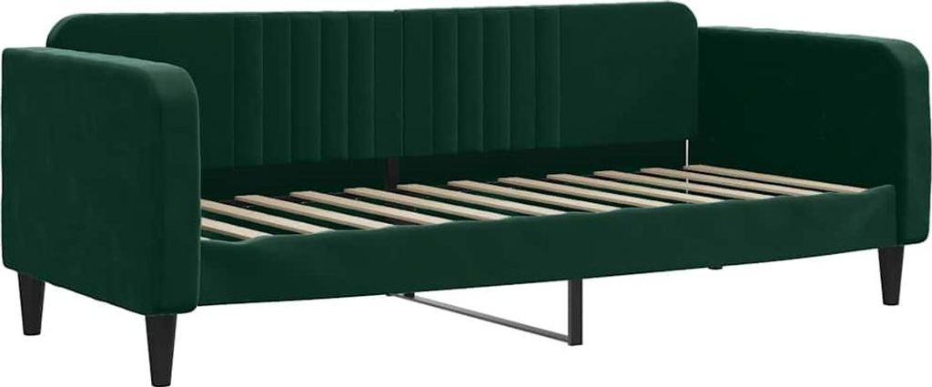 vidaXL Tagesbett Dunkelgrün 80x200 cm Samt Produktbild 