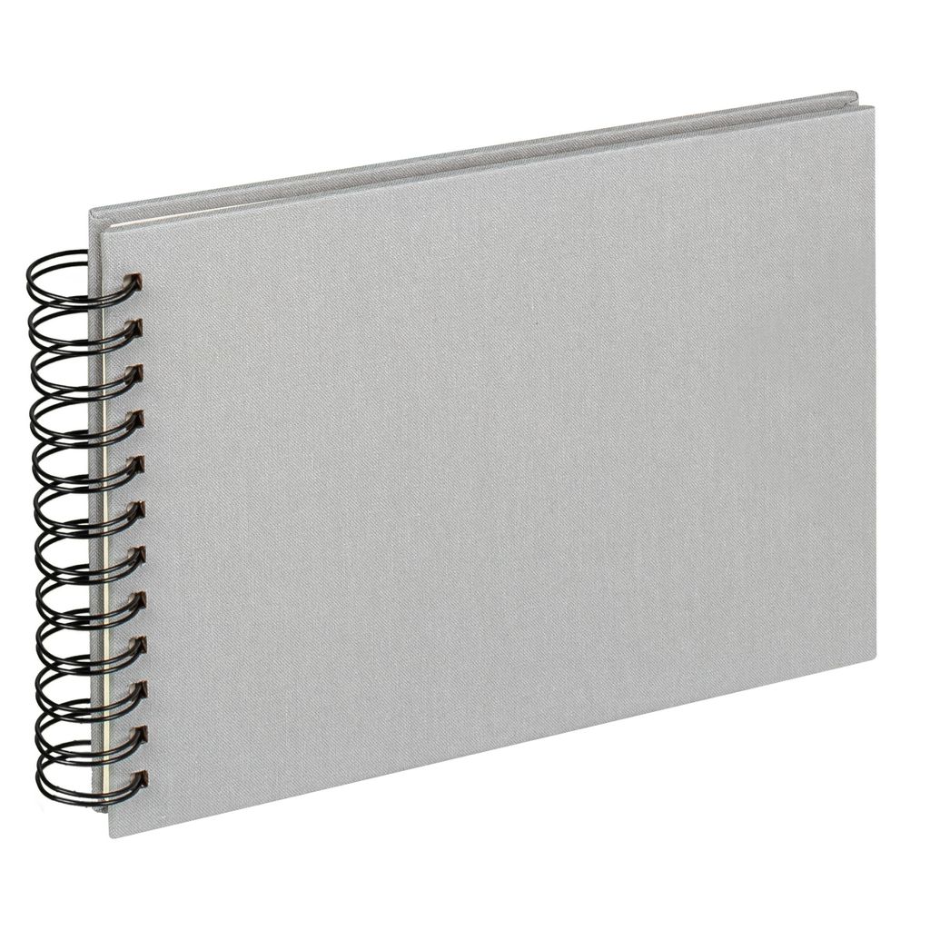Walther, SA-509-D, Spiralalbum Cloth grau, 23X17 cm