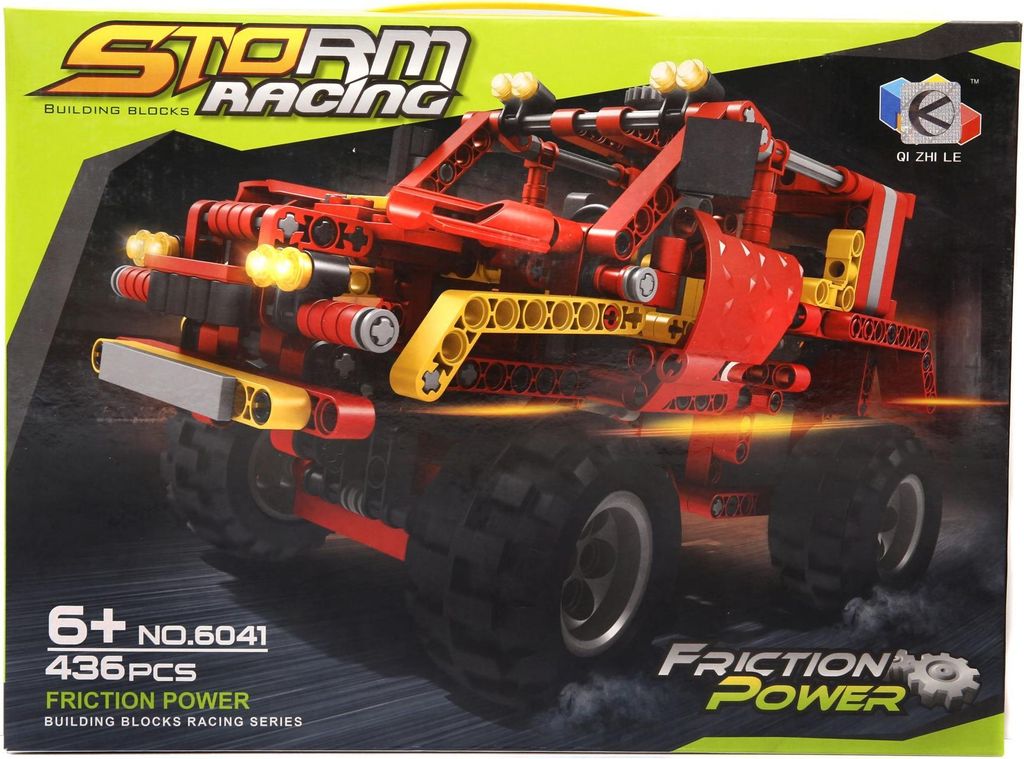 Rotes Geländewagen Konstruktionsspielzeug-Set