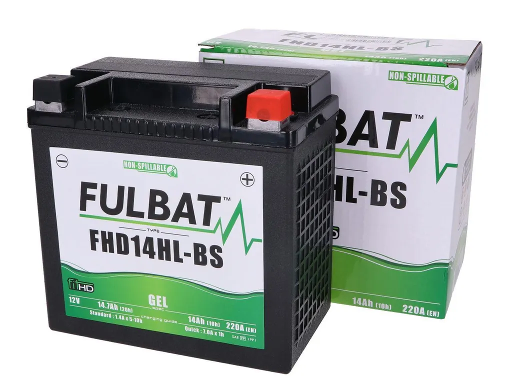 Batteria Gel Fulbat FHD14HL-BS per Harley Davidson Sportster XL 883 1200