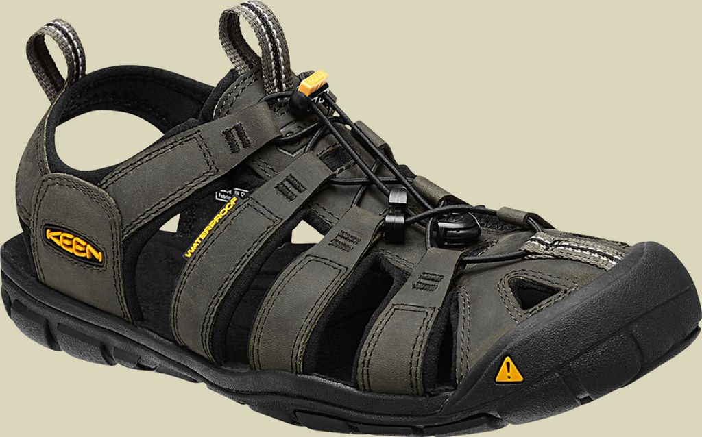 KEEN Clearwater Leather CNX, Männlich, Erwachsener, Schwarz, Einfarbig, 4 mm, Gummi