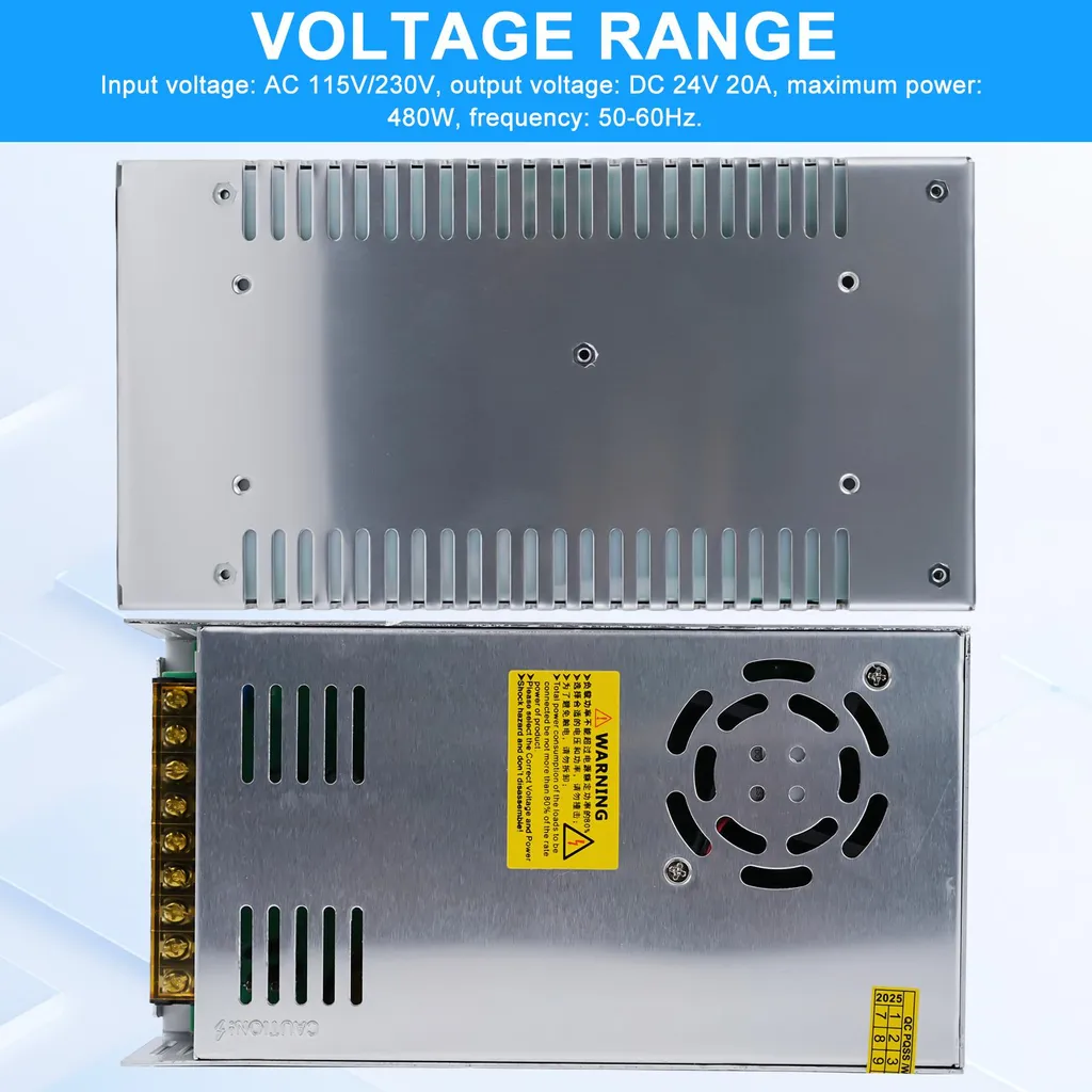 Bloc alimentation 24V 20A anti-scintillement pour système CCTV - 14