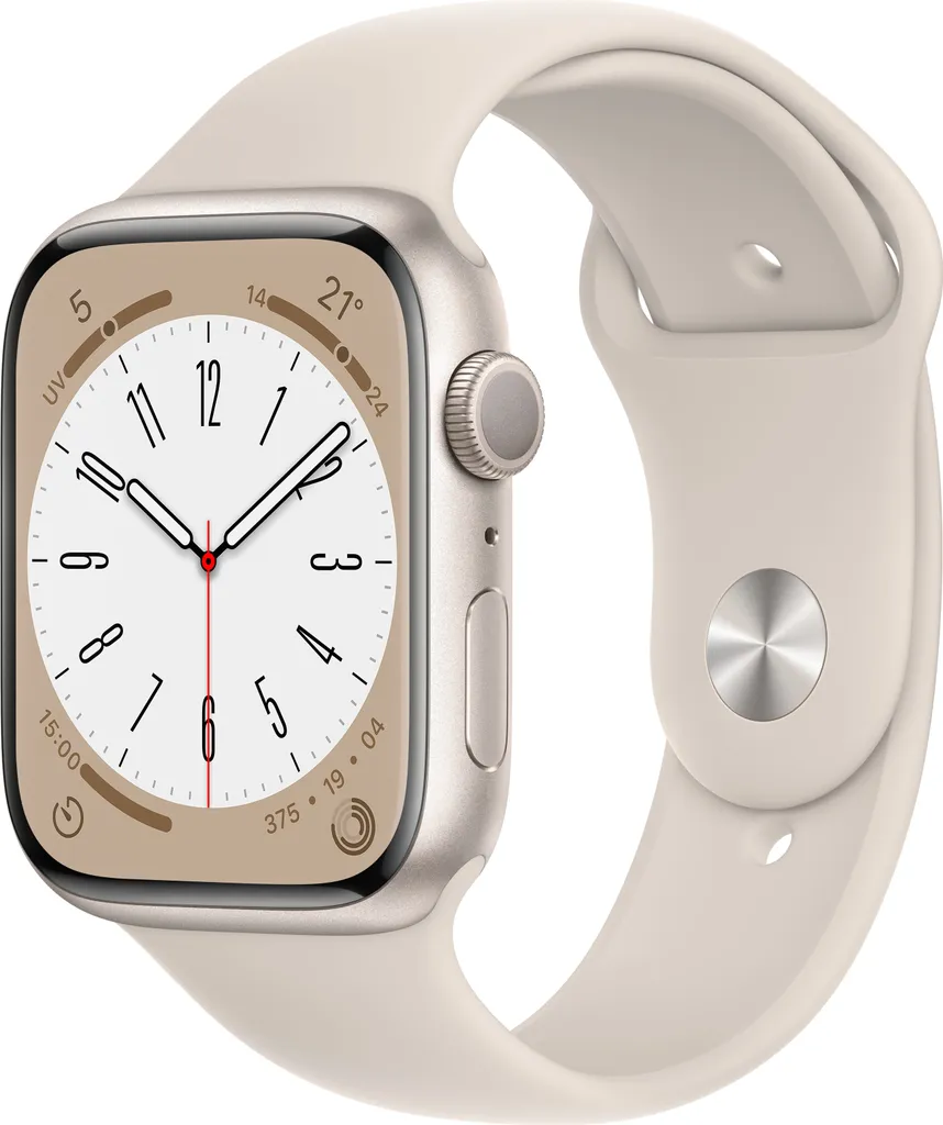 Montre Connectée Apple Watch Series 8 45mm Aluminium avec Suivi Santé
