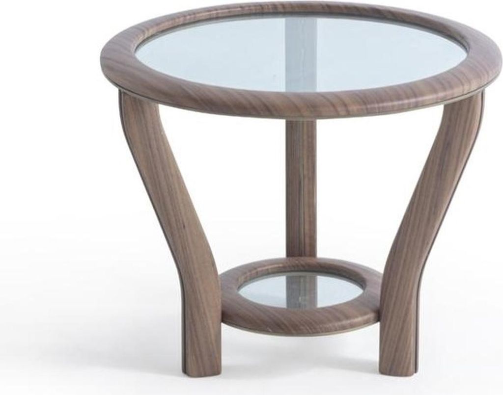 Eleganter brauner Couchtisch aus Holz mit modernem Design
