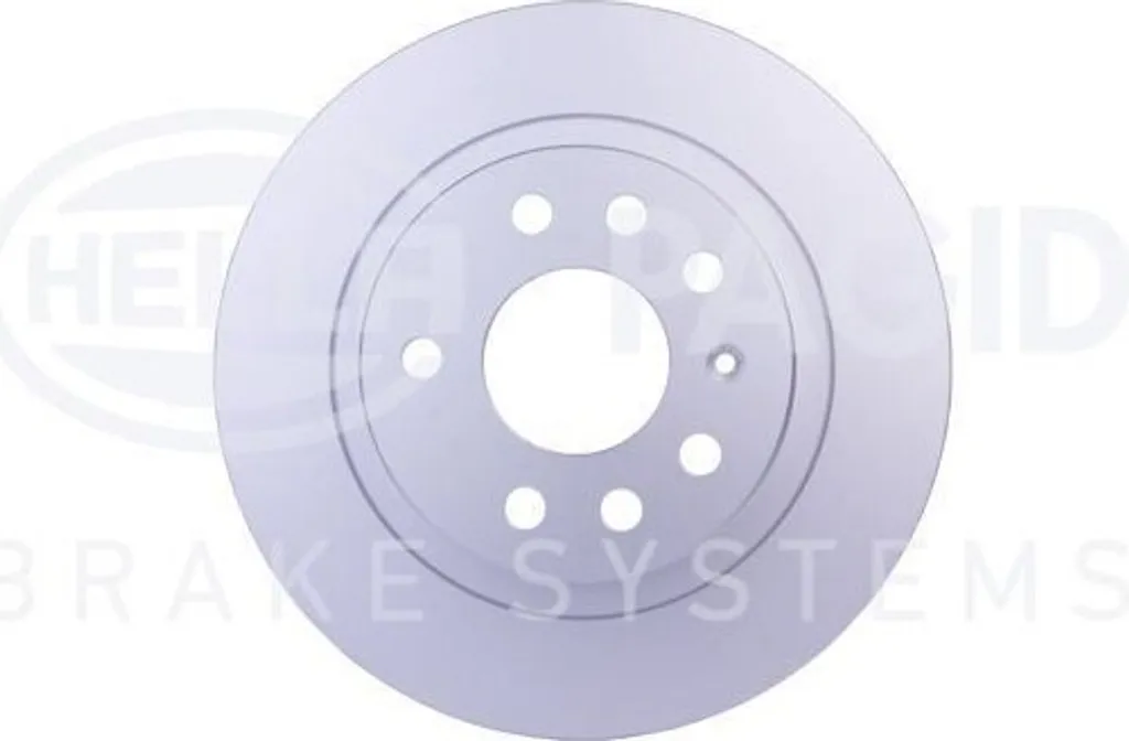 Disque de frein haute performance HELLA 8DD355119111 fonte grise Opel