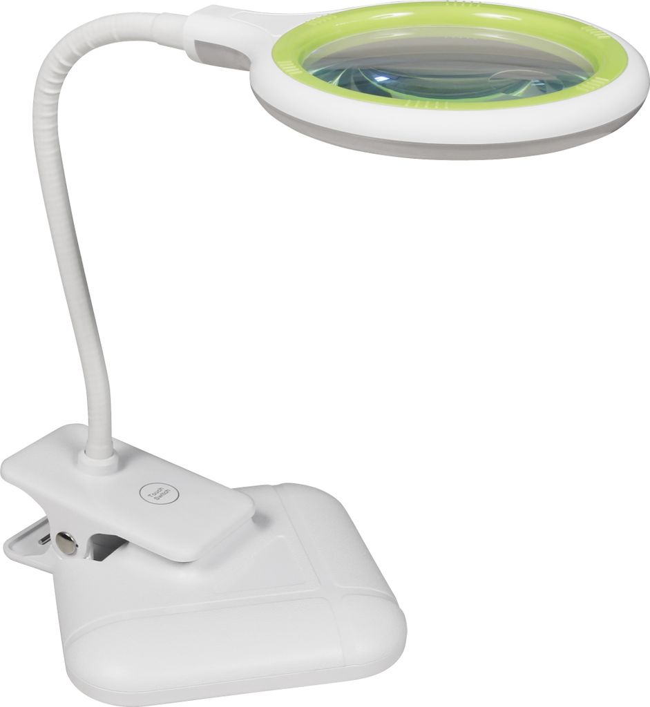 Lupenleuchte McShine "LL-52", 36 LEDs, Tisch- und Klemmleuchte, dimmbar