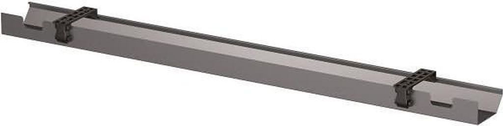 Kabelkanal für Schreibtisch Cito 1600mm Farbe anthrazitgrau
