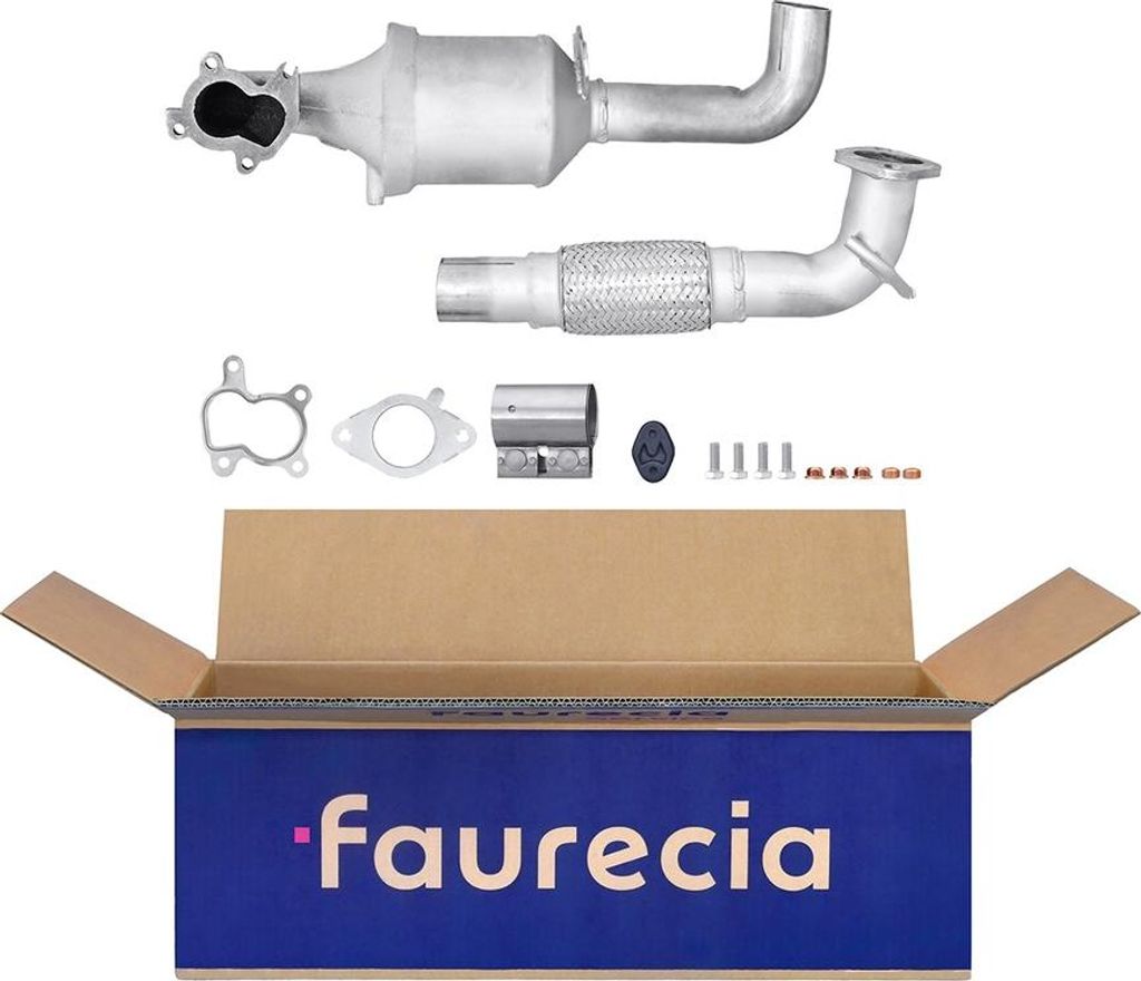Katalysator Euro 5 mit Anbauteilen FAURECIA für u.a. FORD FIESTA