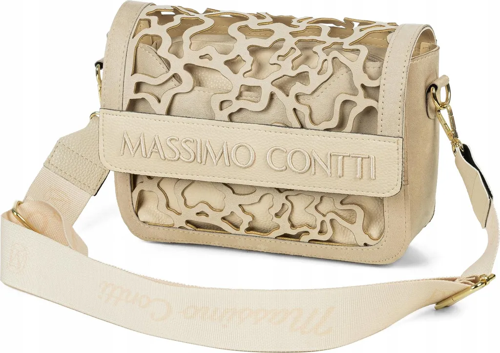 Borsa Messenger Massimo Contti Beige: Must-Have Traforato 2026