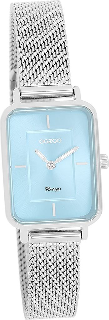 Oozoo Metall Damen Uhr Analog Quarzuhr Armband silber Vintage Series D2UOC20351
