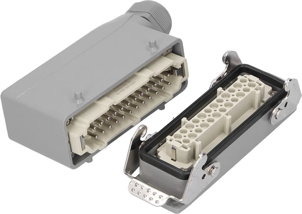 Prise Aviation Industrielle Etanche 24 Broches 500V Connecteur SideOut