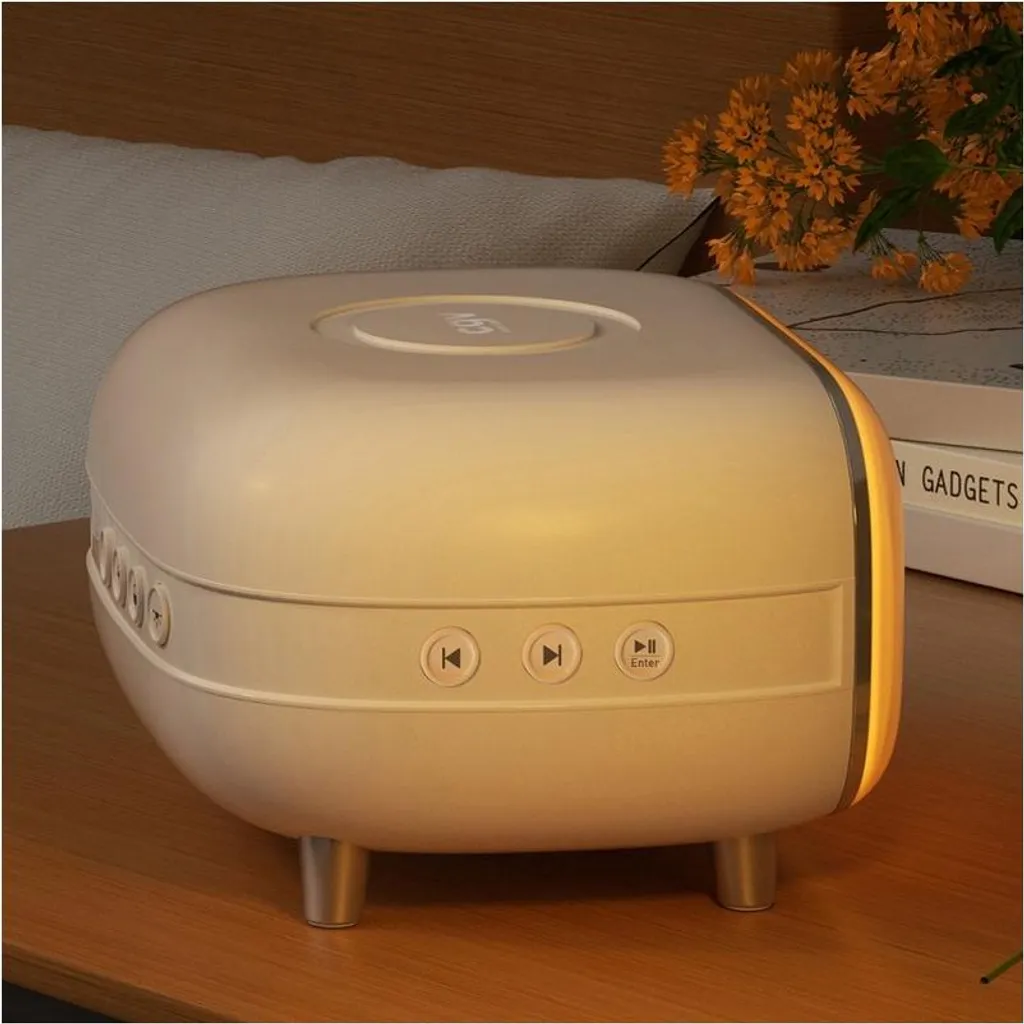 Radio Réveil Blanc Alba CGV 13067 avec Simulateur d'Aube et Crépuscule - 3