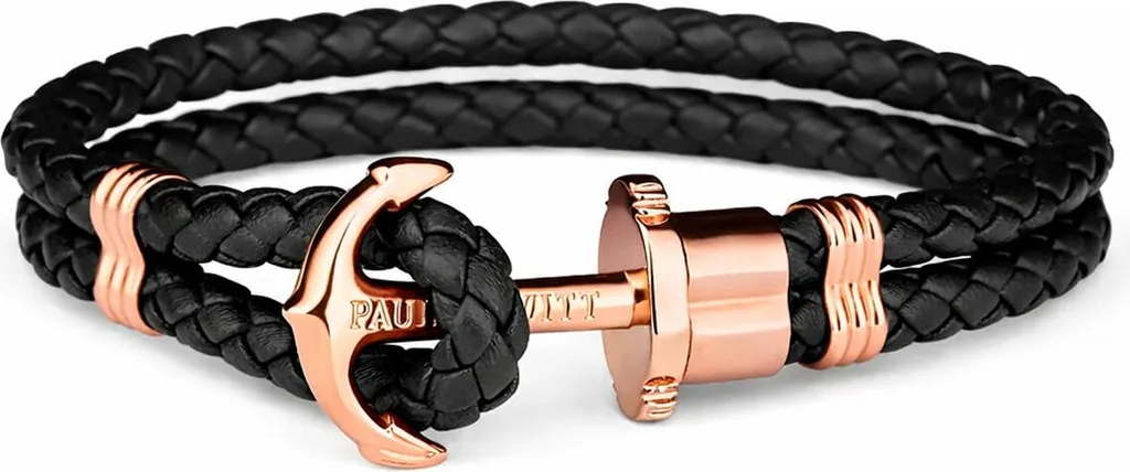 Bracciale Paul Hewitt PH-L-R-B-S Phrep - Design Nautico in Pelle