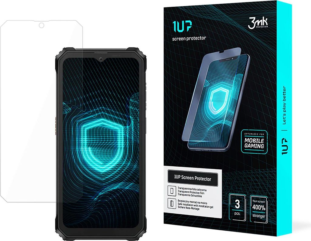 3mk Display Schutzfolie 1UP für Blackview BV6200 / BV6200 Pro transparent Gaming (3 Stück)