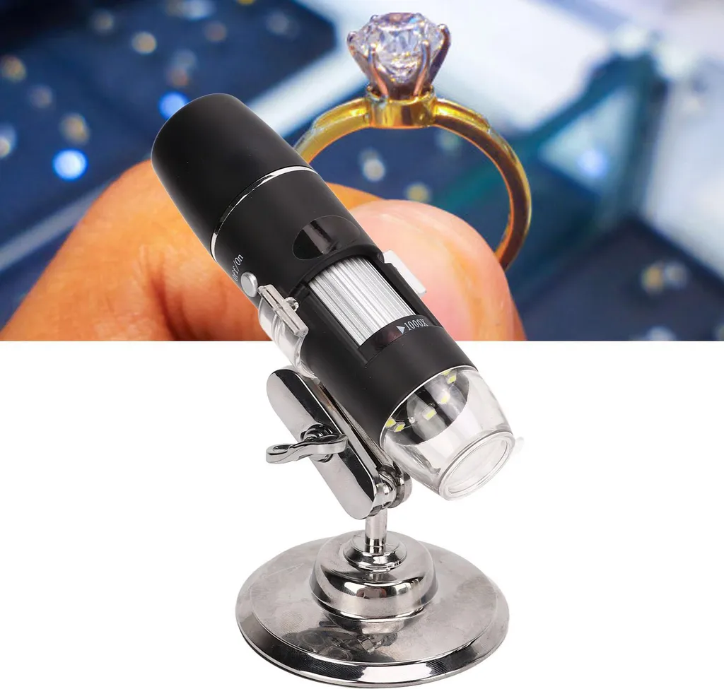 Microscope numérique sans fil 1000X WIFI HD pour smartphone et tablette