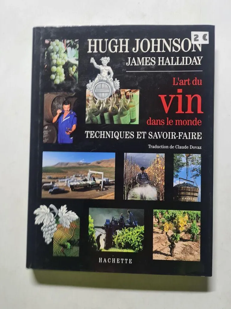 Livre d'œnologie sur l'art du vin dans le monde et les savoir-faire