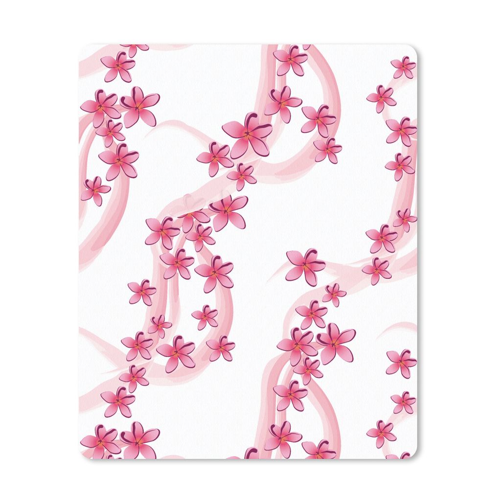 MuchoWow Mauspad Mousepad Muster - Sakura - Zen - Yoga 30x40 cm - Mousepads - Maus Mat - Pad - Mausunterlage - Mausmatten