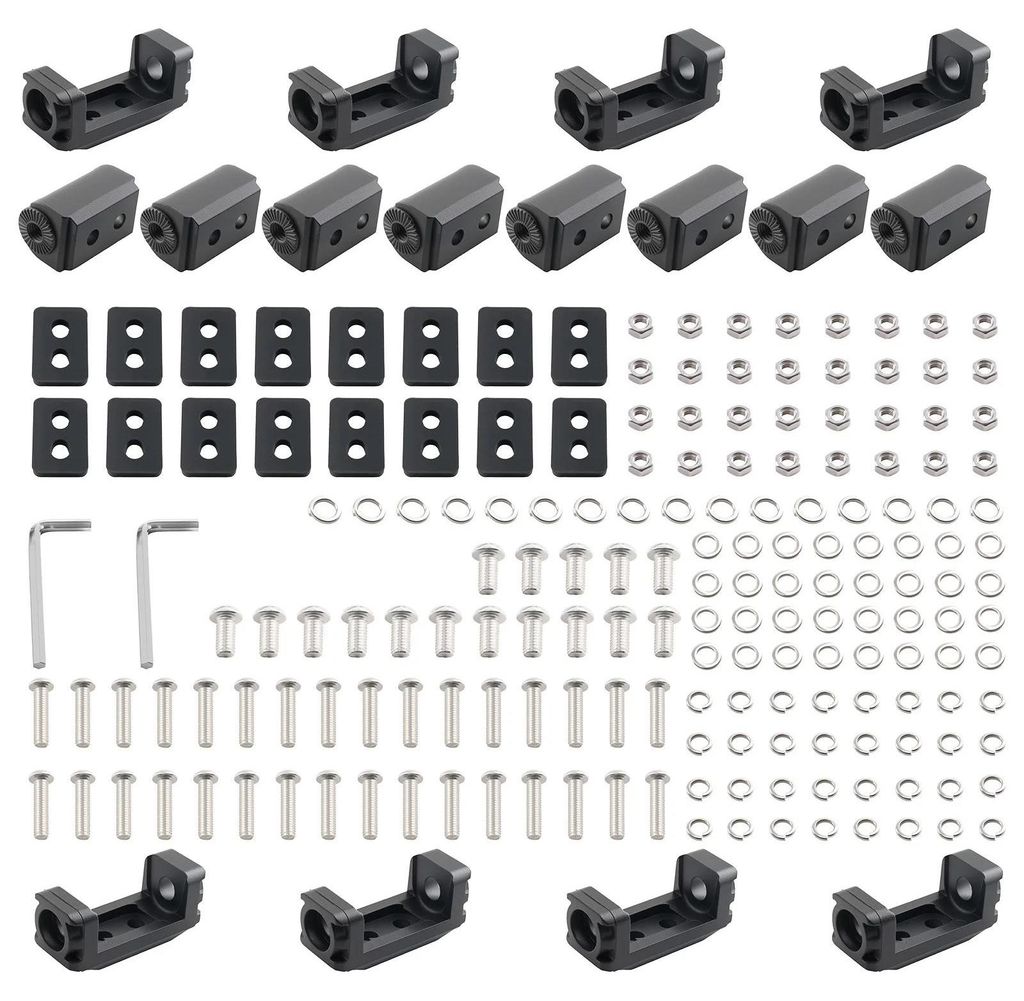 Universale Lichthalterung - Montagehalter für LED-Pods - Für 12,7 cm Zusatzscheinwerfer - Universelle Befestigung - Set mit 8 Stück