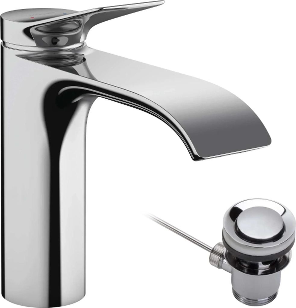 Miscelatore lavabo hansgrohe Vivenis 110 con set di scarico Immagine del prodotto 