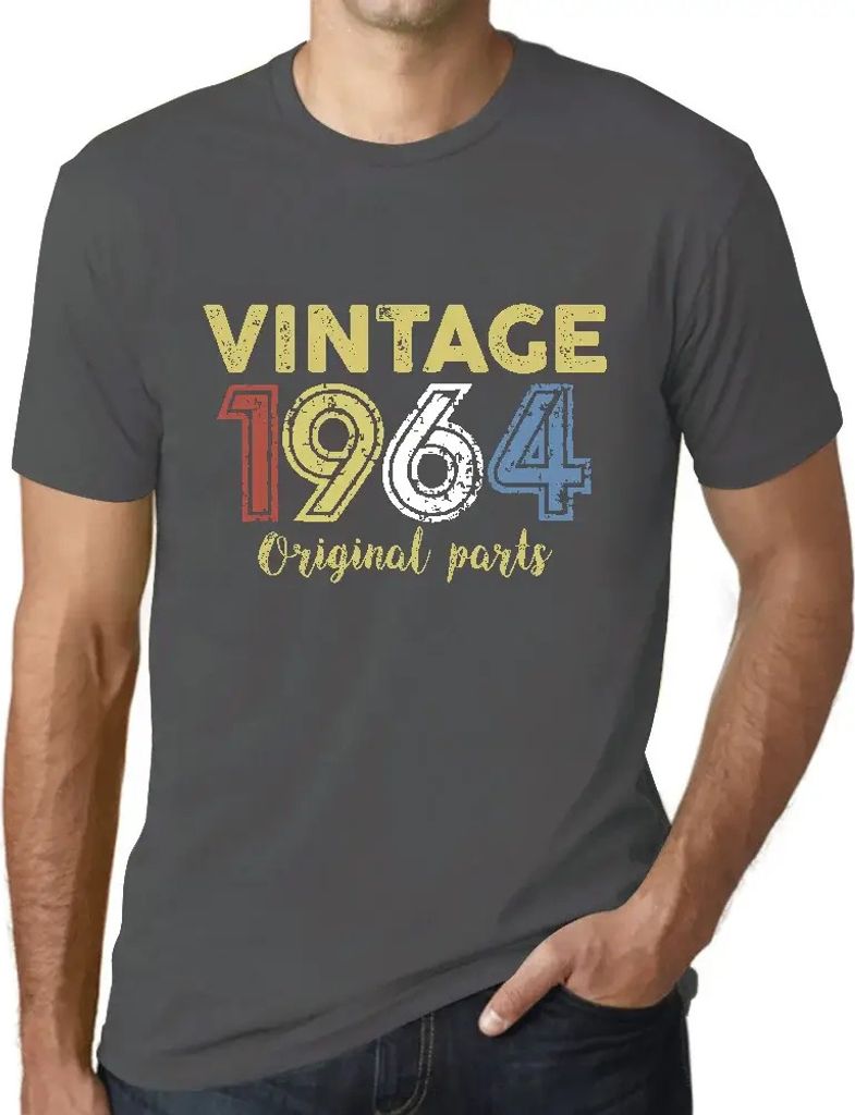 Herren Grafik T-Shirt Originalteile 1964 – Original Parts 1964 – Geschenk 60. Geburtstag Jahrestag 60 Jahre Jubiläum 60 Jährige Mann Jahrgang...