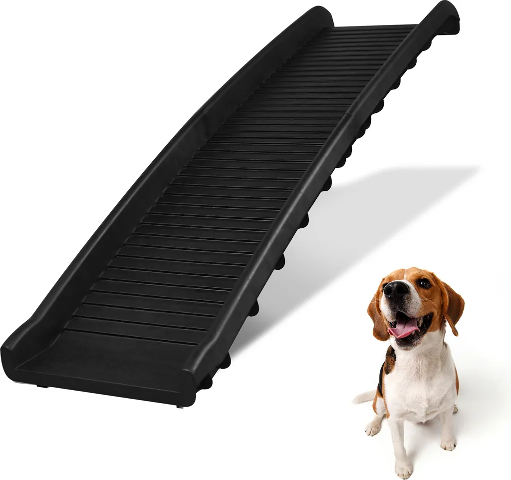 YUENFONG Rampa Cani Auto Pieghevole 90kg | Accesso Sicuro e Antiscivolo