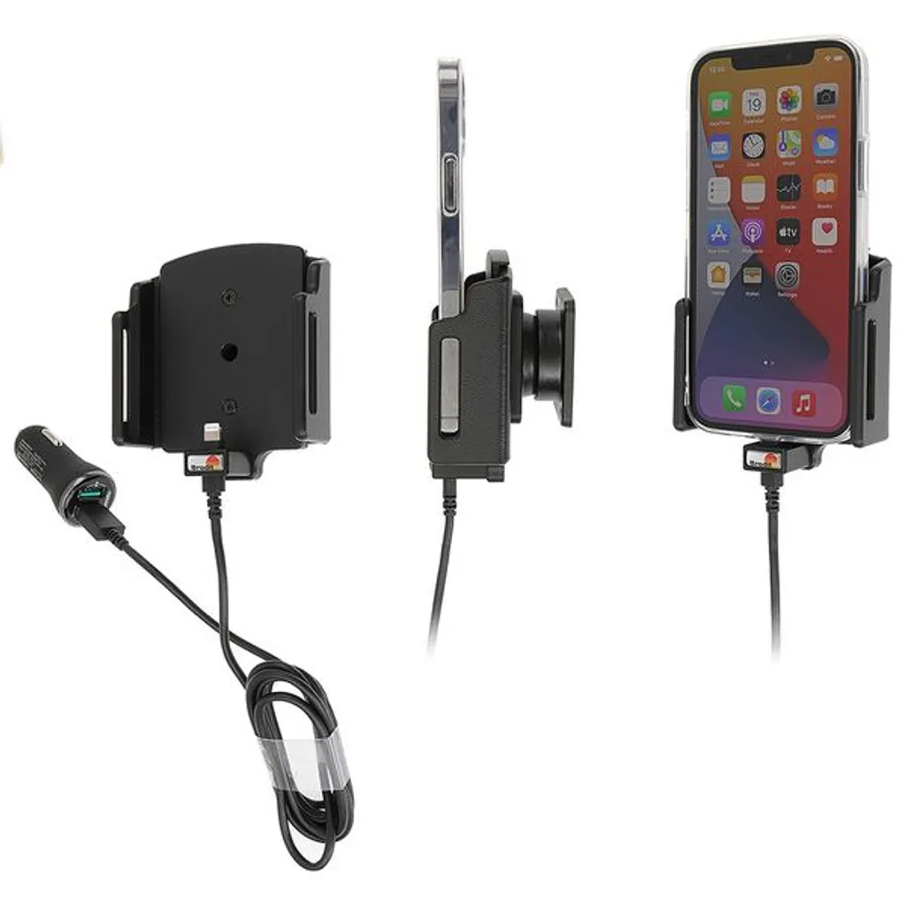 Brodit 721239 Supporto Attivo iPhone 14 Pro | Ricarica USB-A Rapida - 6