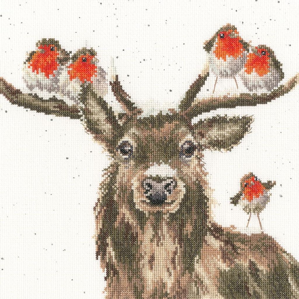Bothy Threads Stickset "Festive Friends", Artikelnummer XHD110, 26x26 cm
