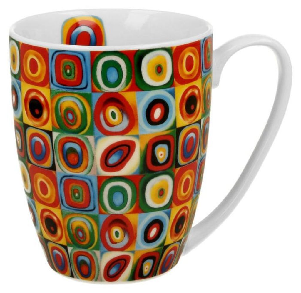 DUO ART GALLERY Klassischer Becher 360 ml SQUARES WITH Produktbild 