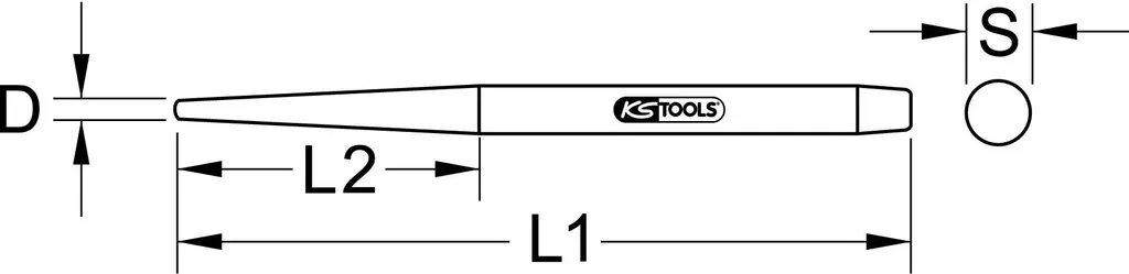 Pied de biche KS Tools 129.2220 idéal pour soulever et démonter sans effort