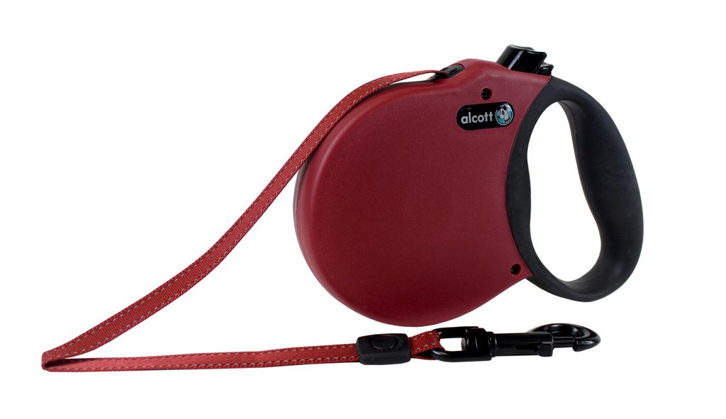 Alcott Abenteuer Rollleine Gr. M - 5m bis 30kg in rot