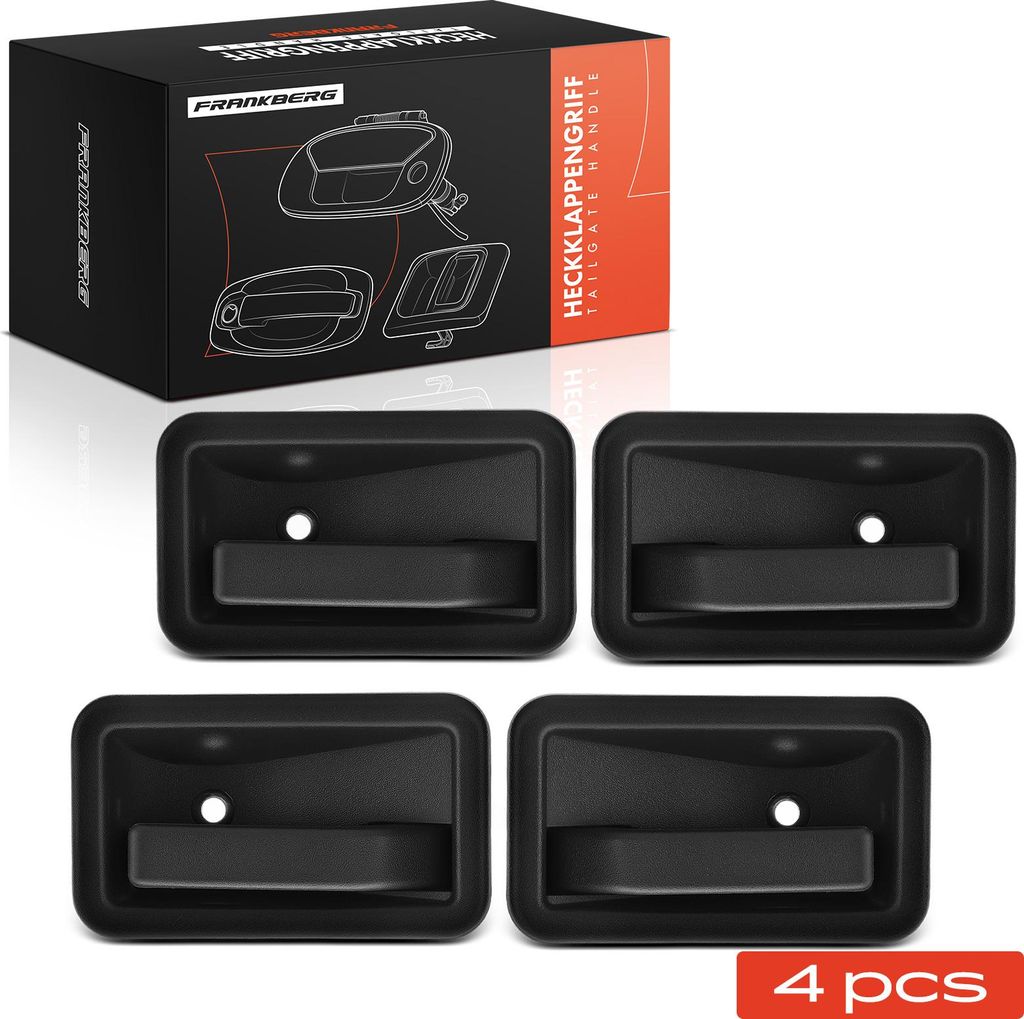 Frankberg 4x Türgriff Vorne Hinten für Renault Clio I 5/357 19 B/C53 L53 D53