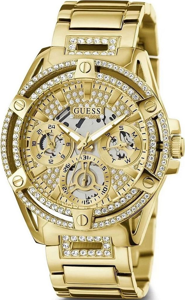 Guess Damen Multifunkion Armbanduhr Queen gold 40 mm Produktbild 