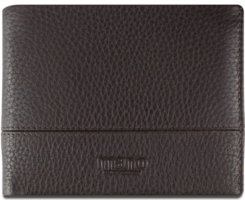 Offerta Portafoglio Mano Don Tommas in Vera Pelle Marrone Uomo