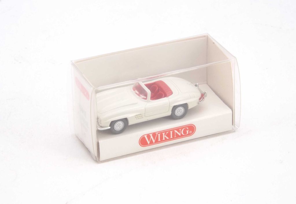 Wiking PKW MB 300 SL roadster cremeweiß Produktbild 