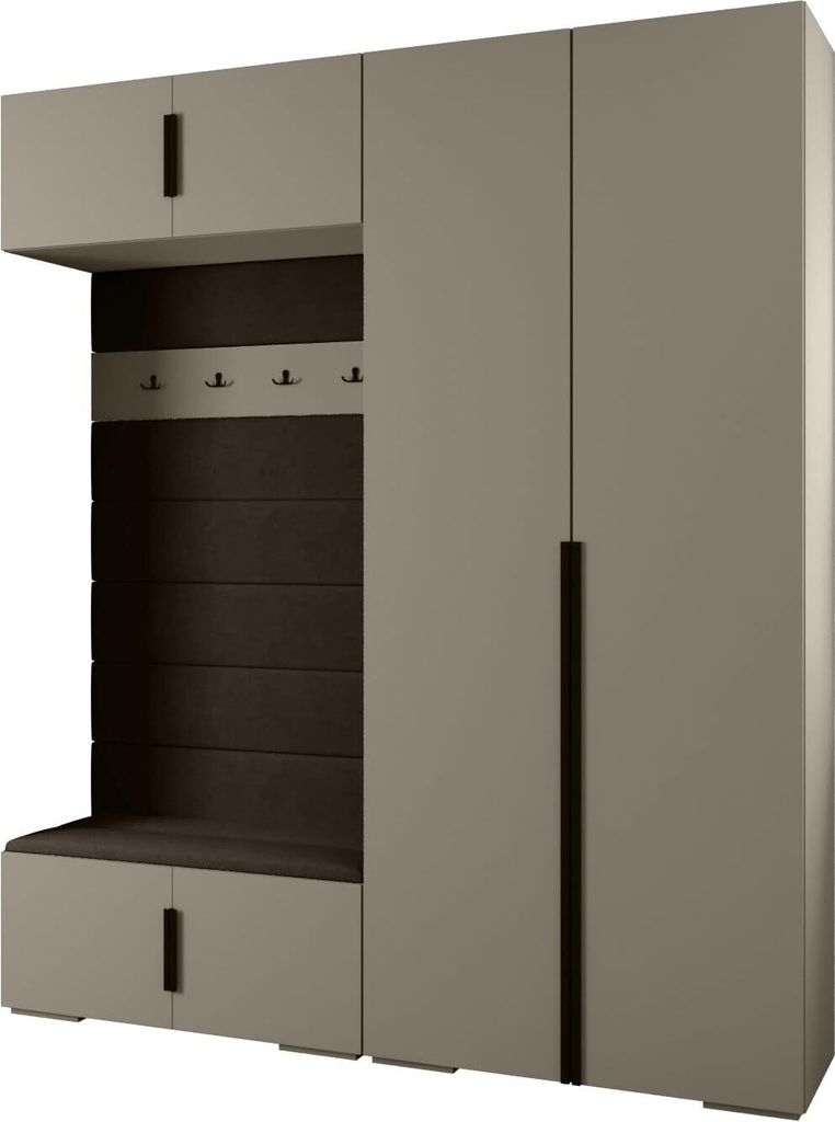 MEBLE KRYSPOL Inova 1 Möbelset Garderobe, 236,7x200x47cm - Produktbild 