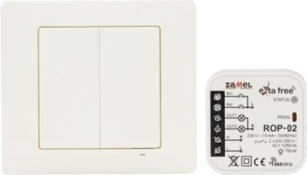 Rádiová řídicí sada (RNK04+ROP02), RZB-04, exta  Zamel Obrázek produktu 