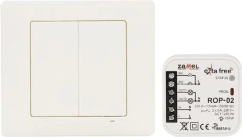Installer un Va-et-vient sans Fil RZB-04 Zamel Kit Radio Complet
