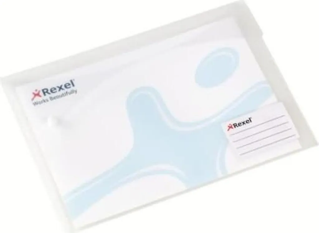 REXEL Xtra A4 Bianco | Cartella in Plastica Robusta con Chiusura