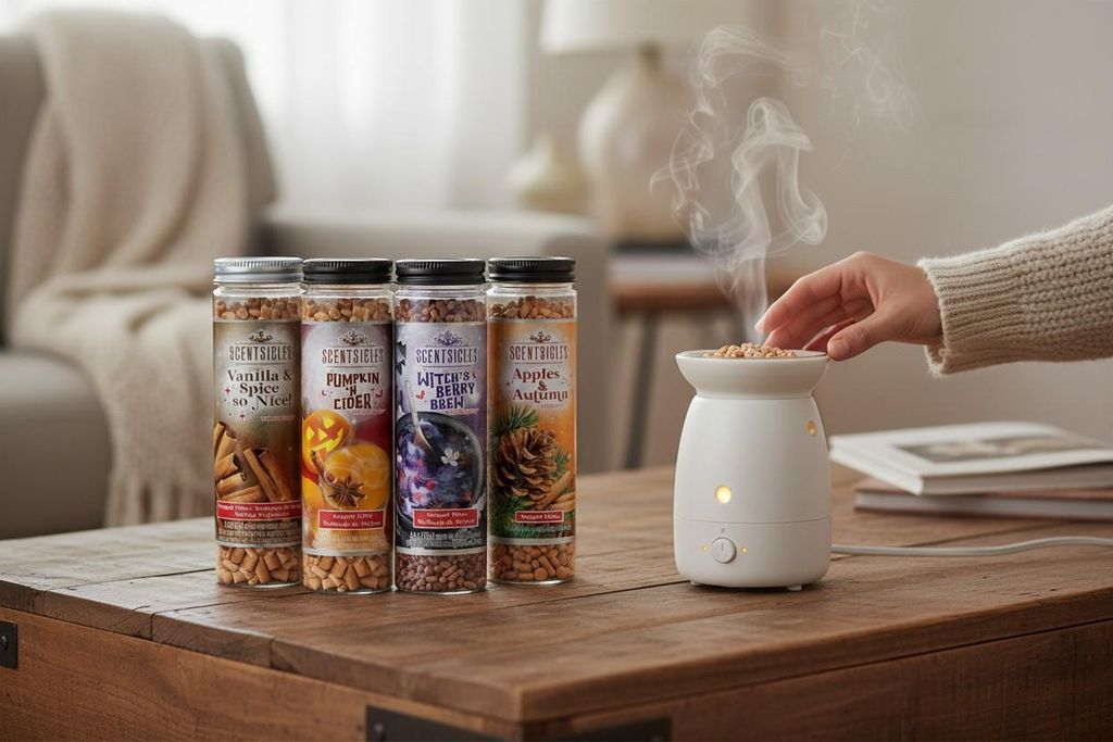 Scentsicles Scentfetti Duftgranulat – Duftkonfetti für Duftwärmer Heater SpicedPineCones