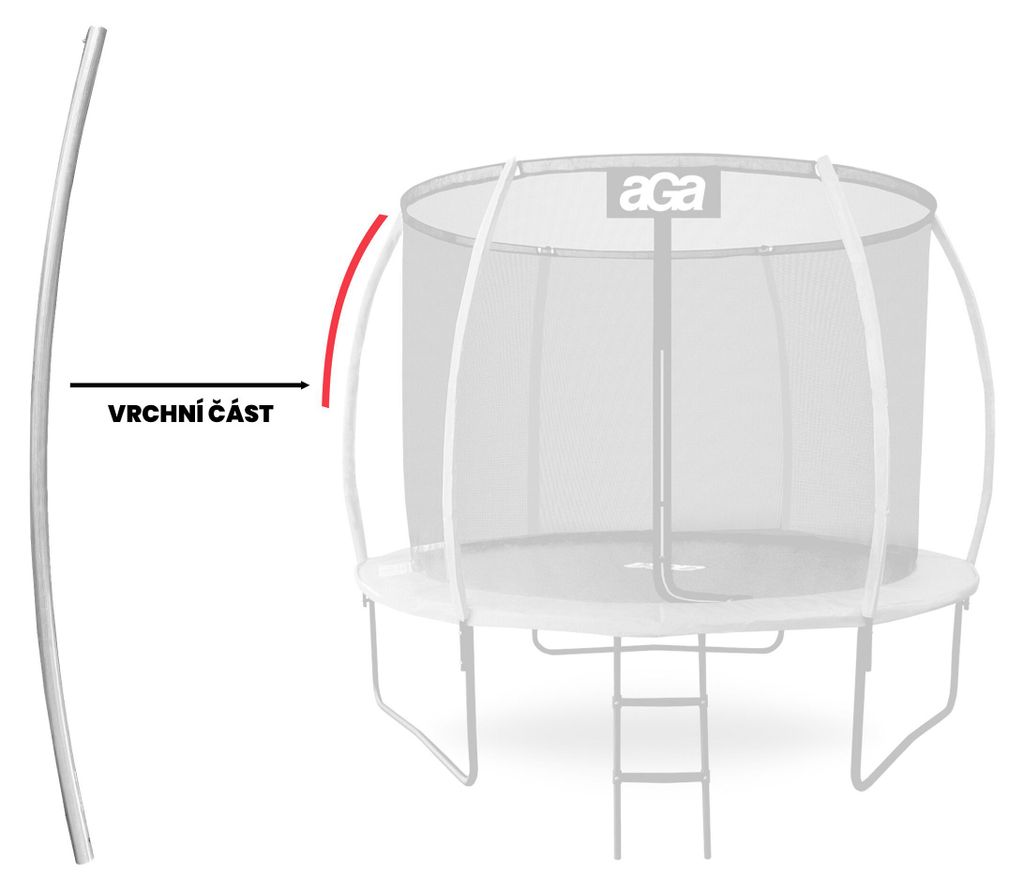 Aga Stojná tyč na trampolínu EXCLUSIVE 180/250/305/366 cm - Produktbild 