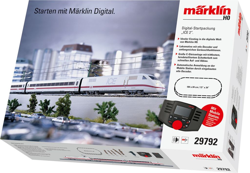 Märklin 29792 Set di avviamento digitale ICE 2 Immagine del prodotto 
