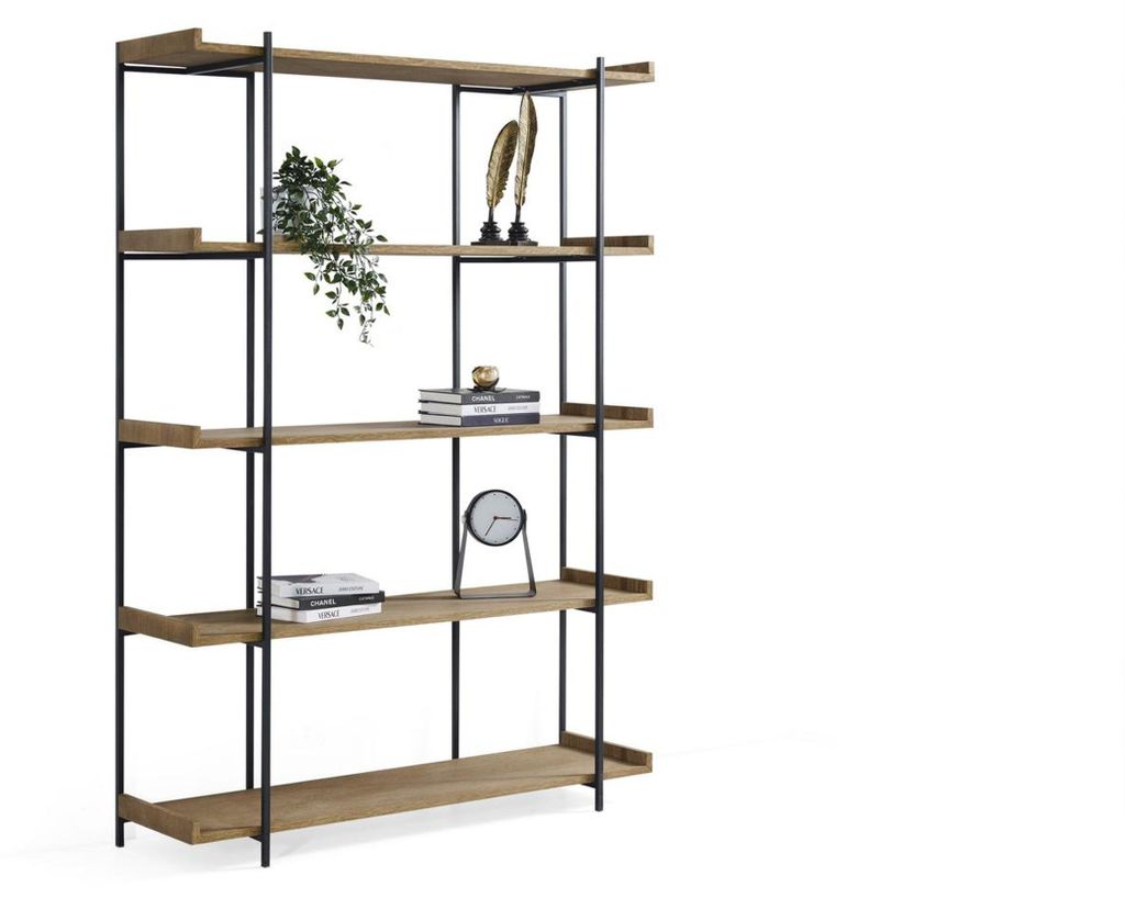 Standregal Regal Bücherschrank Bücherregal Wohnzimmer Holz Design Neu